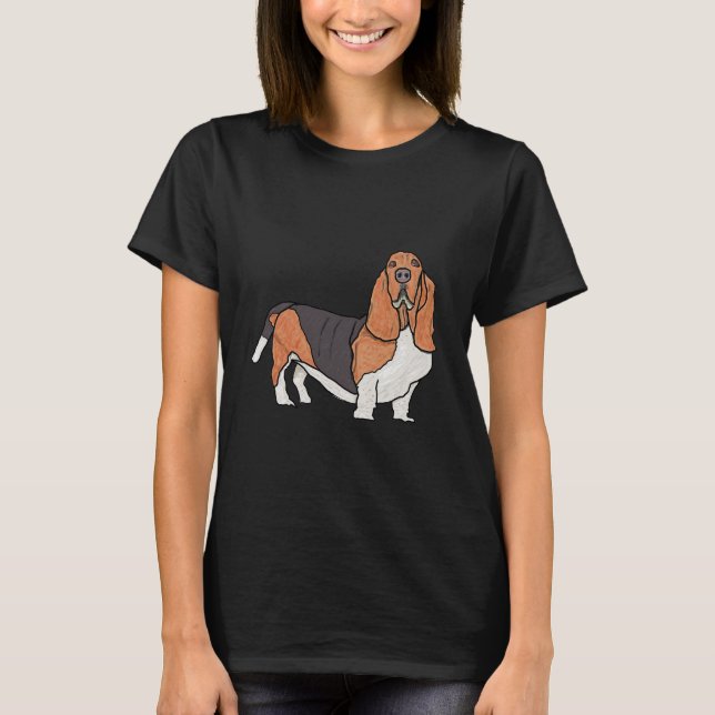 Basset Hound T-Shirt (Front)