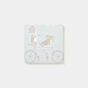 Basset Hound Tandem Post-it Notes