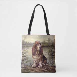 Basset Hound Tote Bag