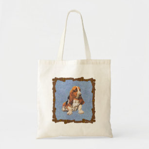 Basset Hound Tote Bag