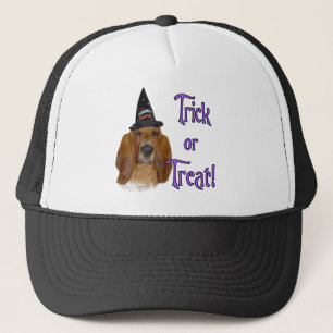 Basset Hound Trick Trucker Hat
