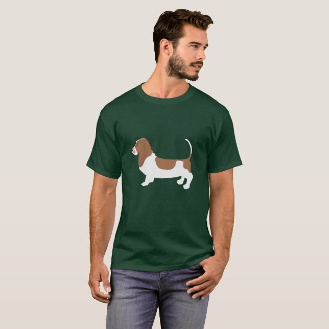 Basset Hound Tshirt (Front Full)