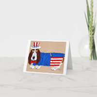 Basset Hound Uncle Sam