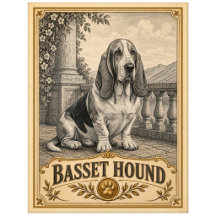 Basset Hound, Vintage Heritage Dog