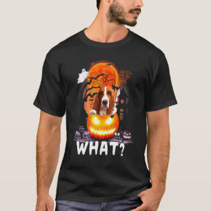 Basset Hound What Basset Hound With Knife Killer T-Shirt