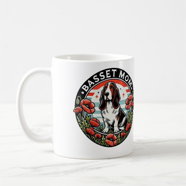 Basset Mum                                         Coffee Mug (Left)