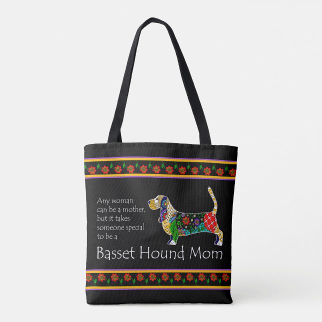 Basset Mum Tote (Back)