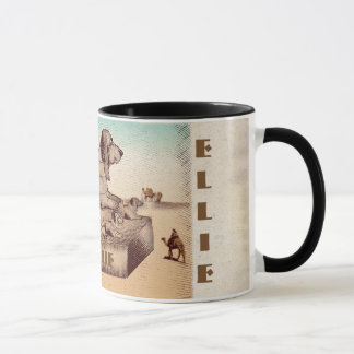 Basset Sphinx Mug - Customisable