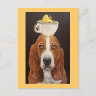 Bassett balancing act postcard