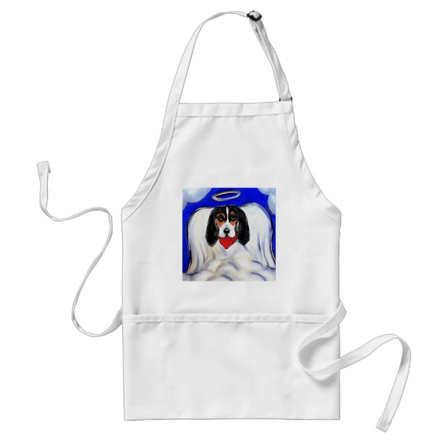Bassett Hound Angel Standard Apron (Front)