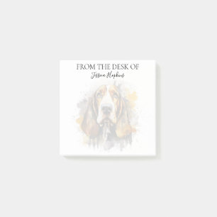 Bassett Hound Lover Monogrammed Notes