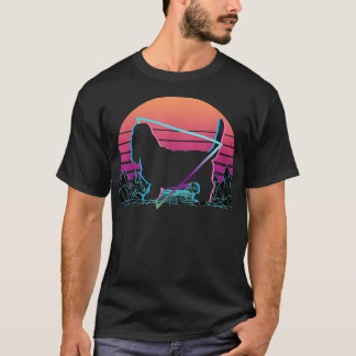Bassett Hound Retro  T-Shirt