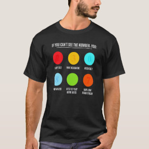 Bassist Eye Test Electric Bass Guitar Players T-Shirt