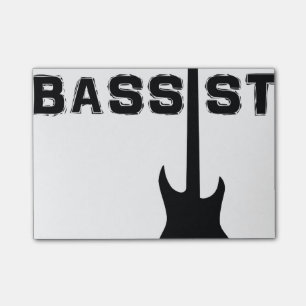 Bassist Post-it Notes