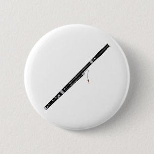 Bassoon 6 Cm Round Badge