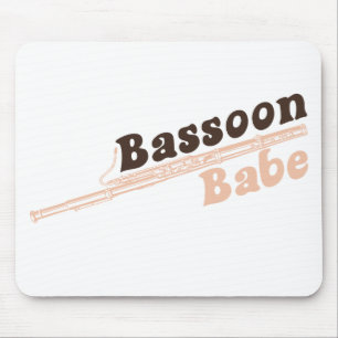 Bassoon Babe Mouse Pad