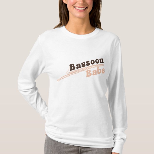 Bassoon Babe T-Shirt (Front)