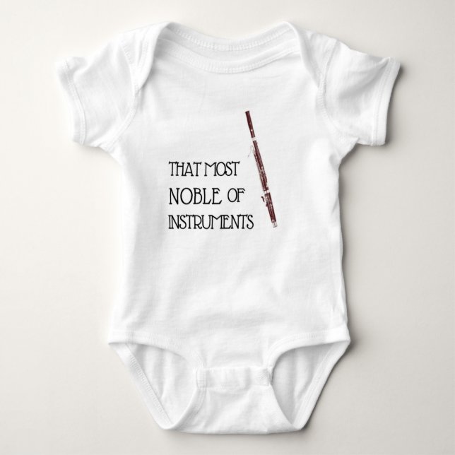 Bassoon Baby Bodysuit (Front)