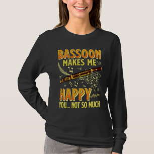 Bassoon Bassoonist Instrument Woodwind Player  2 T-Shirt