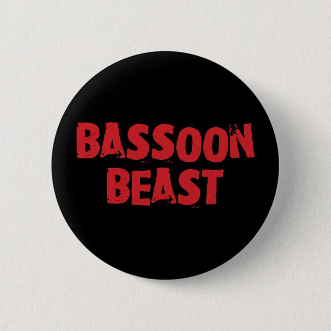Bassoon Beast Button (Front)