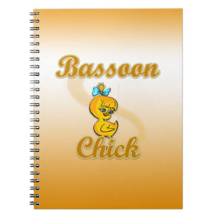 Bassoon Chick Spiral Notebook