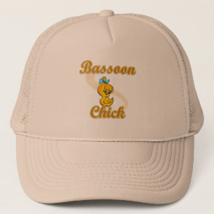 Bassoon Chick Trucker Hat