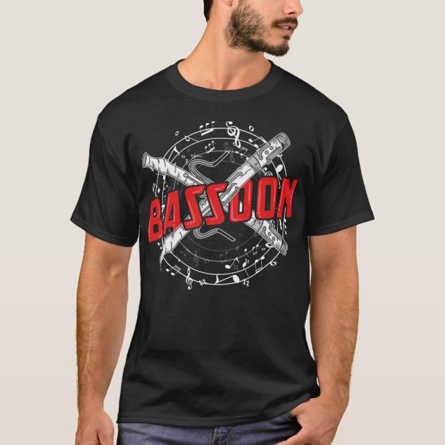 Bassoon Funny for Women Wind Orchestra Men  T-Shirt (Front)