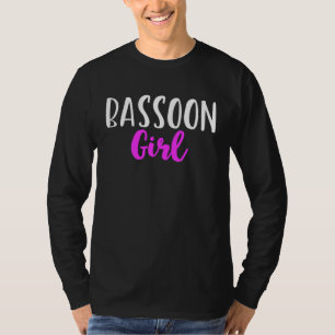 Bassoon Girl Player Women  Cute Bassoonist T-Shirt