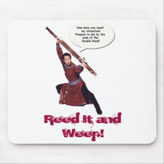 bassoon-kung-fu2, Reed It and Weep! Mouse Pad
