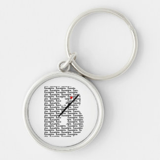 Bassoon Letter B Key Ring