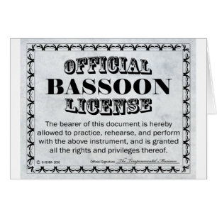Bassoon License