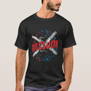Bassoon  Men Women Kids Bassoonist Reed Instrument T-Shirt