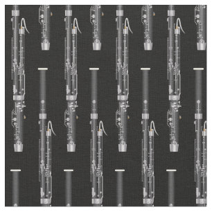 Bassoon Music Musician Room Decor Fabric