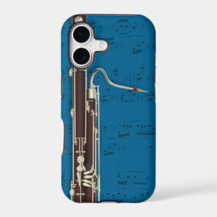 Bassoon & music phone case. Pick colour