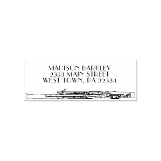 Bassoon Musician Music Teacher Woodwind Self-inking Stamp