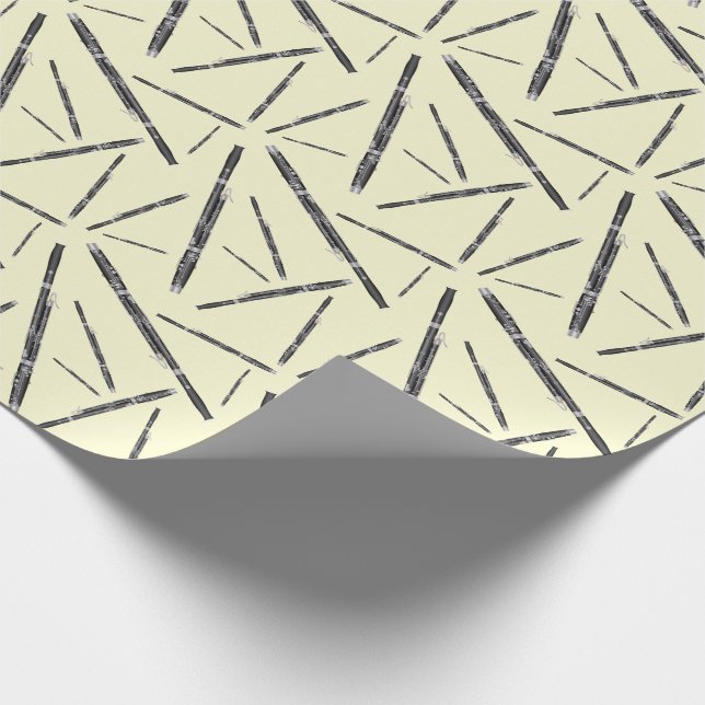 Bassoon Musician Music Teacher Woodwind Wrapping Paper (Corner)