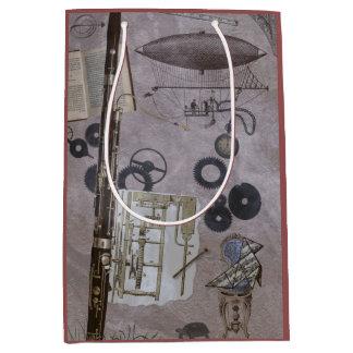 Bassoon or Later Steampunk Carnival Medium Gift Bag