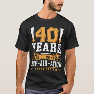 Bassoon Player Birthday 40 Years Bassoonist T-Shirt