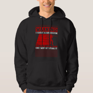 Bassoon Wind Instrument And Woodwind instrument Ba Hoodie