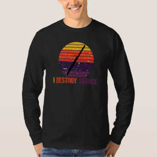Bassoonist I Destroy Silence Double Reed T-Shirt