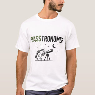 Basstronomer – Funny Bass Astronomer Pun T-Shirt
