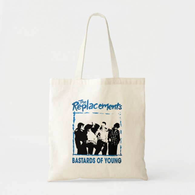 bastards of young the replacements band gift for f tote bag (Front)