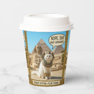 Bastet Antient Egypt Goddess Pharaoh Sekhment Paper Cups