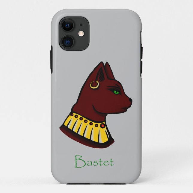 Bastet - Egyptian Cat Goddess Case-Mate iPhone Case (Back)