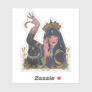 Bastet Egyptian Goddess  art by Renee Lavoie 