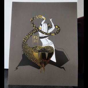 Bastet the Cat Godess Foil Prints