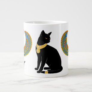 Bastet: Winged Cat of Isis! Large Coffee Mug