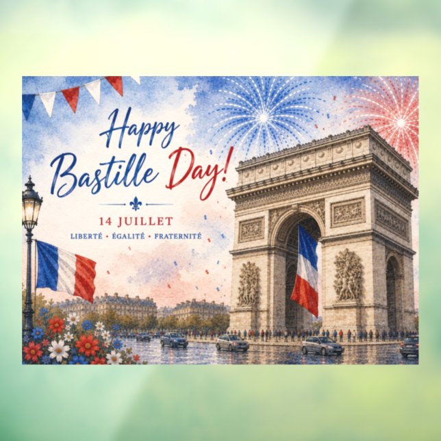 Bastille day Arc de triomphe Paris France firework (Sheet 3)