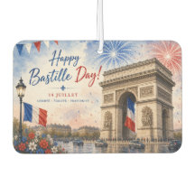 Bastille day Arc de triomphe Paris France firework