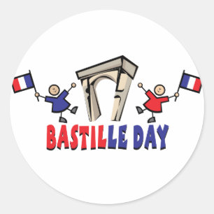 Bastille Day! Classic Round Sticker